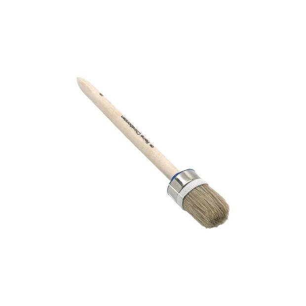 NÖLLE PROFI BRUSH Ring brush  size 8 bristle length 52 mm 35 mm light col. mix. bristles, nat. wood. ha. Natural wooden handle