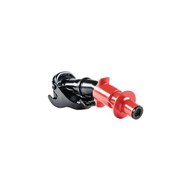 VALPRO Automatic pouring spout  for Valpro fuel canister 5 + 10 l L 186 mm W 68 mm H 92 mm with fill-stop function, black-red