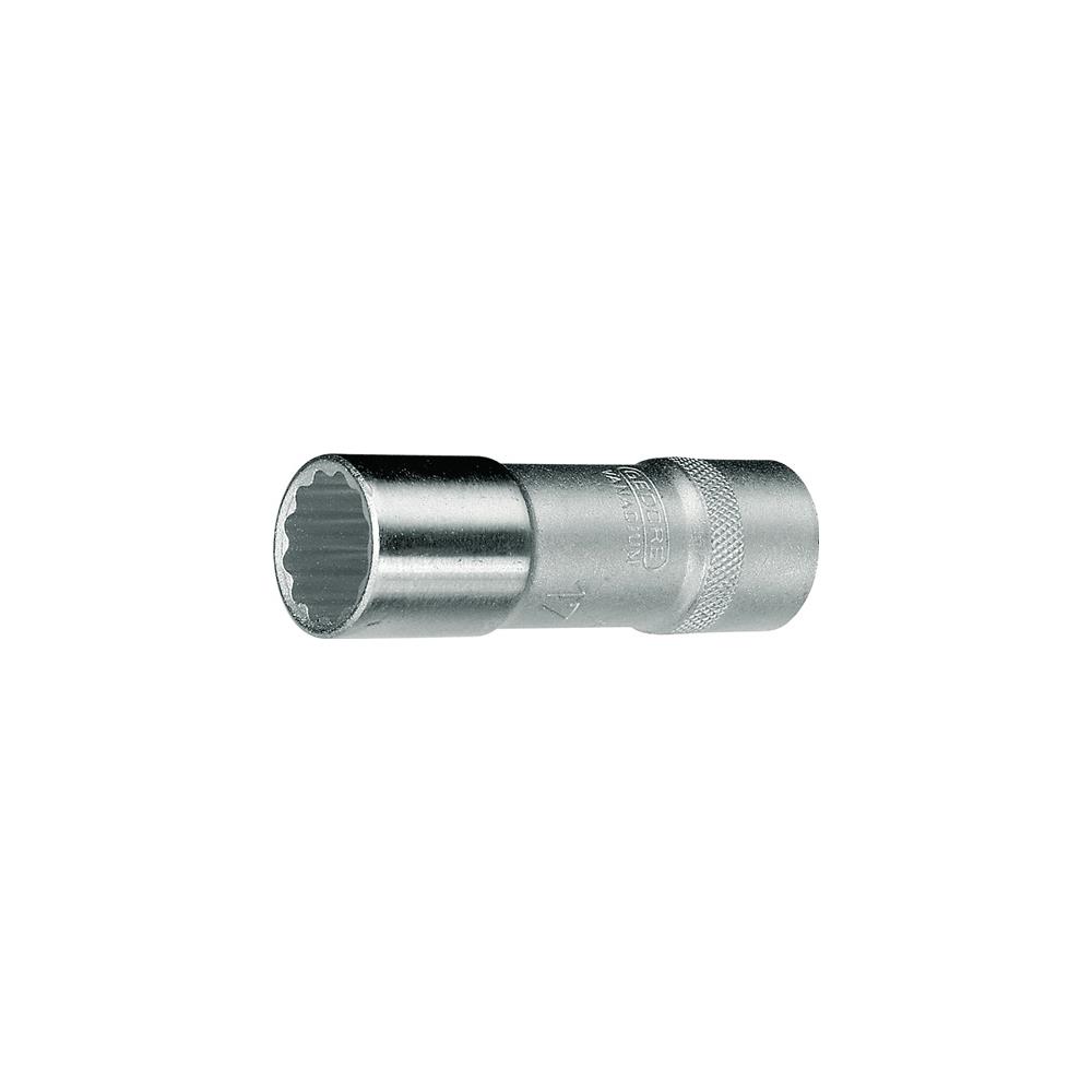 GEDORE Socket bit D 19 L 1/2 inch 12-point width across flats 10 mm length 77 mm