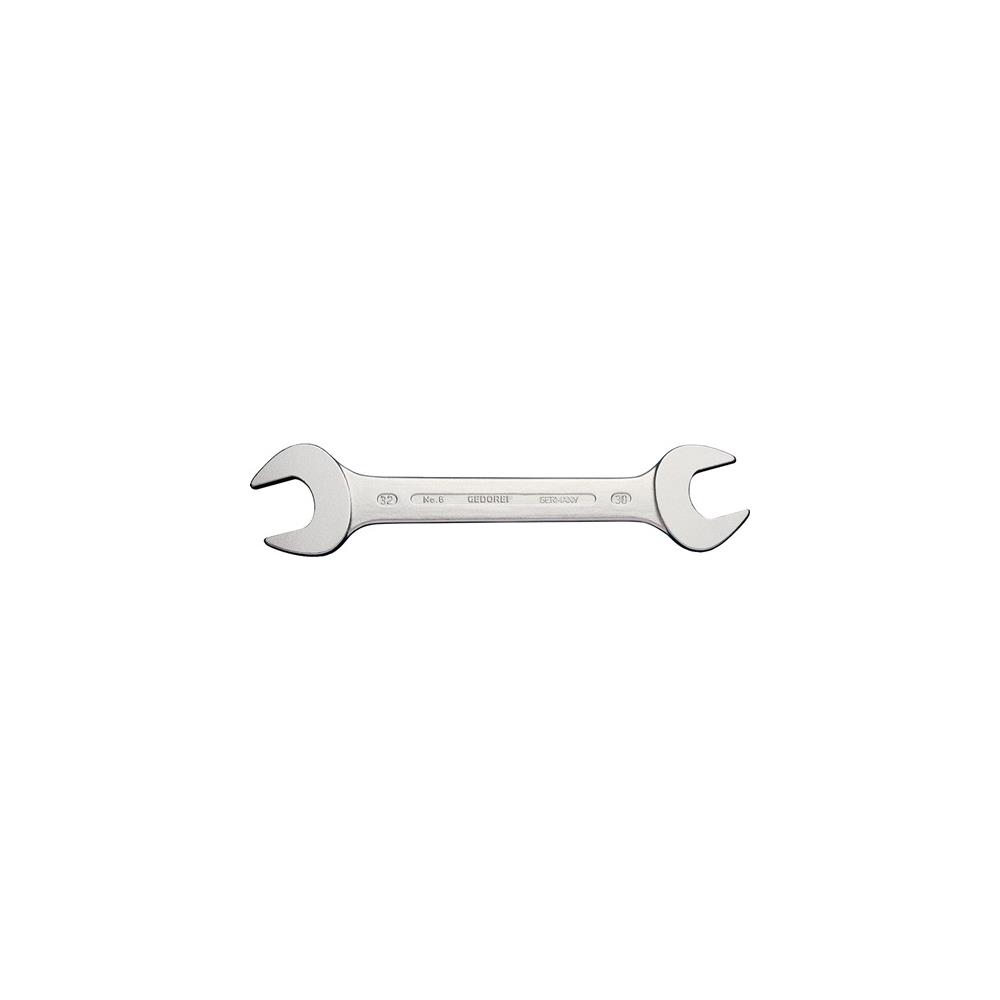 GEDORE Double open-end spanner 6 5.5 x 7 mm length 122 mm chrome-plated