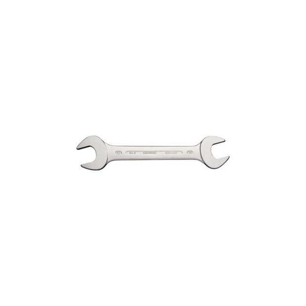 GEDORE Double open-end spanner 6 10 x 11 mm length 157 mm chrome-plated