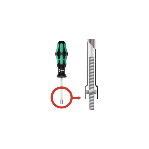 WERA Hexagon socket wrench set 395 HO 3-part 2-component handle 2-component handle - Image 2