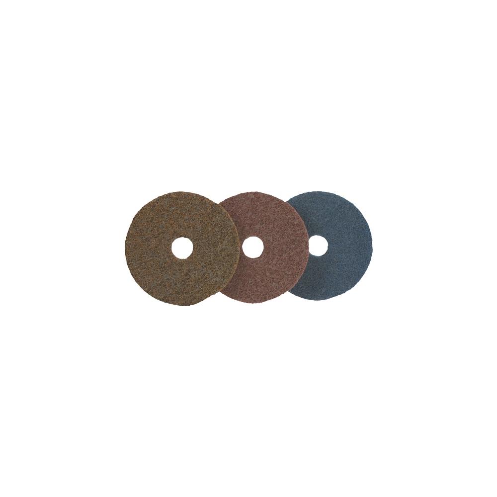 PROMAT Non-woven abrasive disc diameter 125 mm coarse brown prepunched