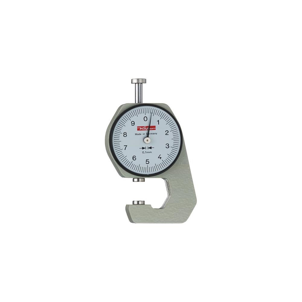 KÄFER Pocket thickness measuring gauge K 15 0-10 mm readout 0.1 mm planar 6.35 mm with factory calibration