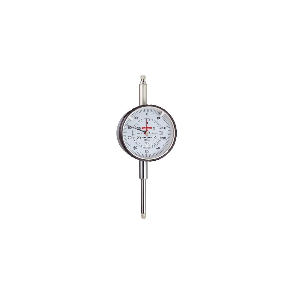 KÄFER Dial gauge M2 / 50T 50 mm readout 0.01 mm large measuring span with factory calibration