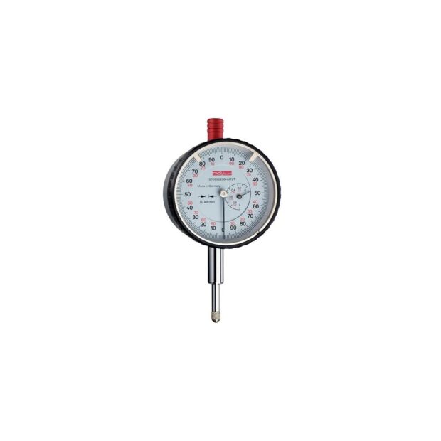 KÄFER Dial gauge FM1000/5 S 5 mm readout 0.001 mm with impact protection 1 pointer revolution 0.2mm