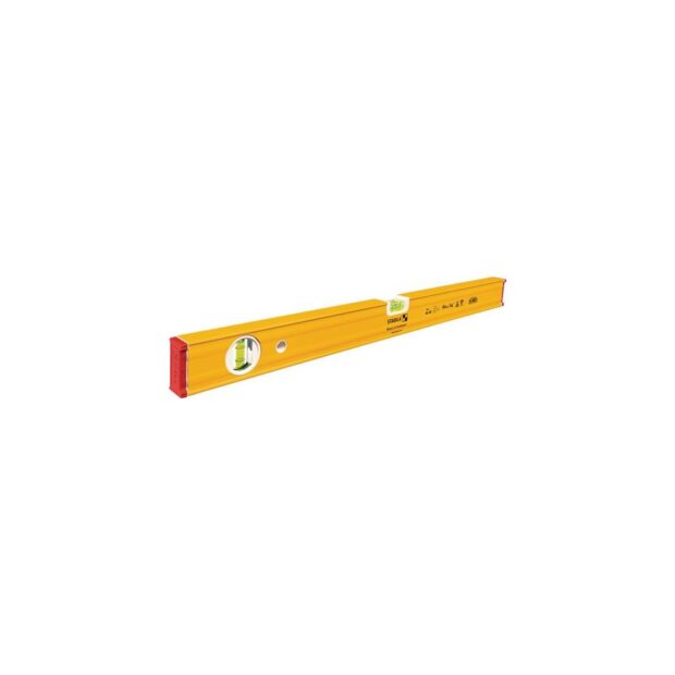 STABILA Spirit level 80 AS 120 cm yellow aluminium +/- 0.5 mm/m