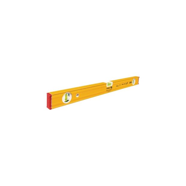 STABILA Spirit level 80 AS-2 100 cm yellow aluminium +/- 0.5 mm/m