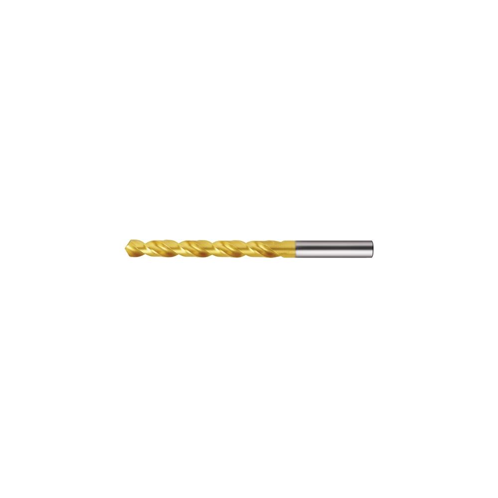 PROMAT Twist drill DIN 338 Type UNI nominal diameter 7 mm HSS-Co5 TiN cylinder shank short