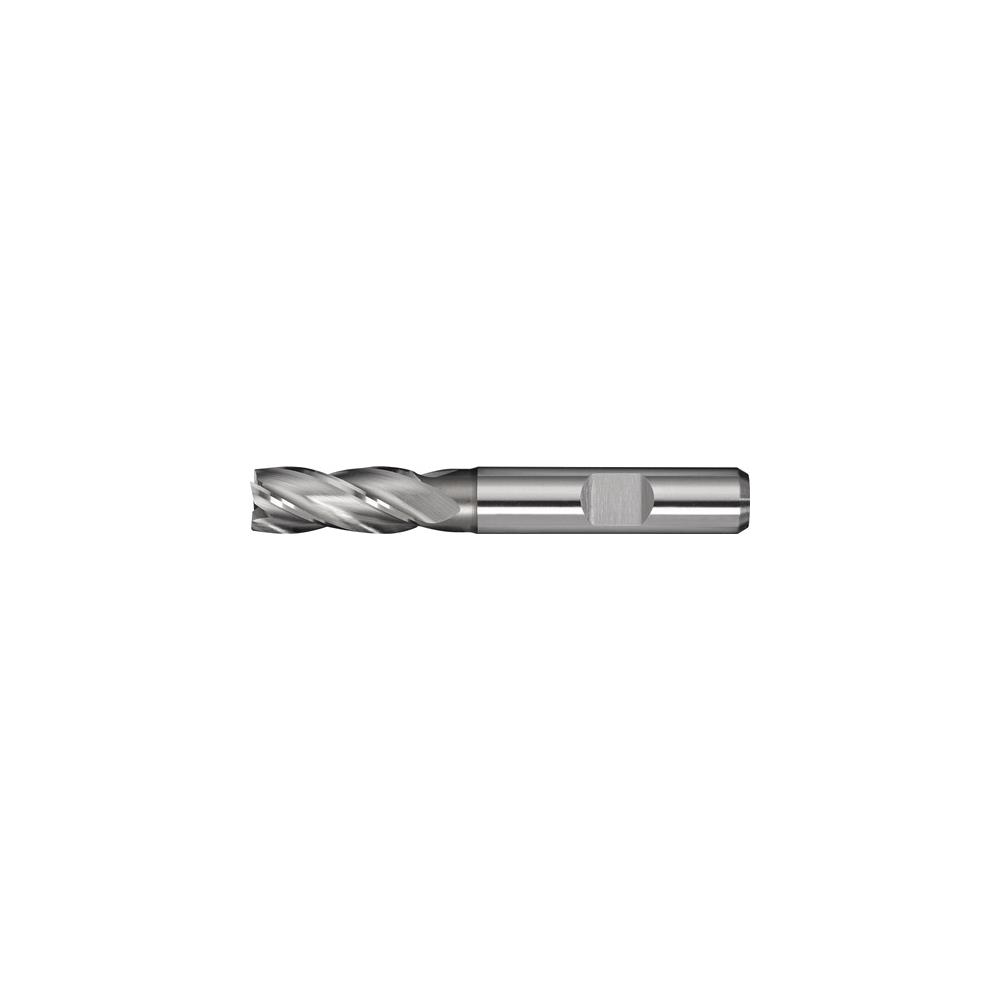 PROMAT End mill DIN 844 type N nominal diameter 4 mm HSS-Co8 DIN 1835 B no. of cutters 4 short