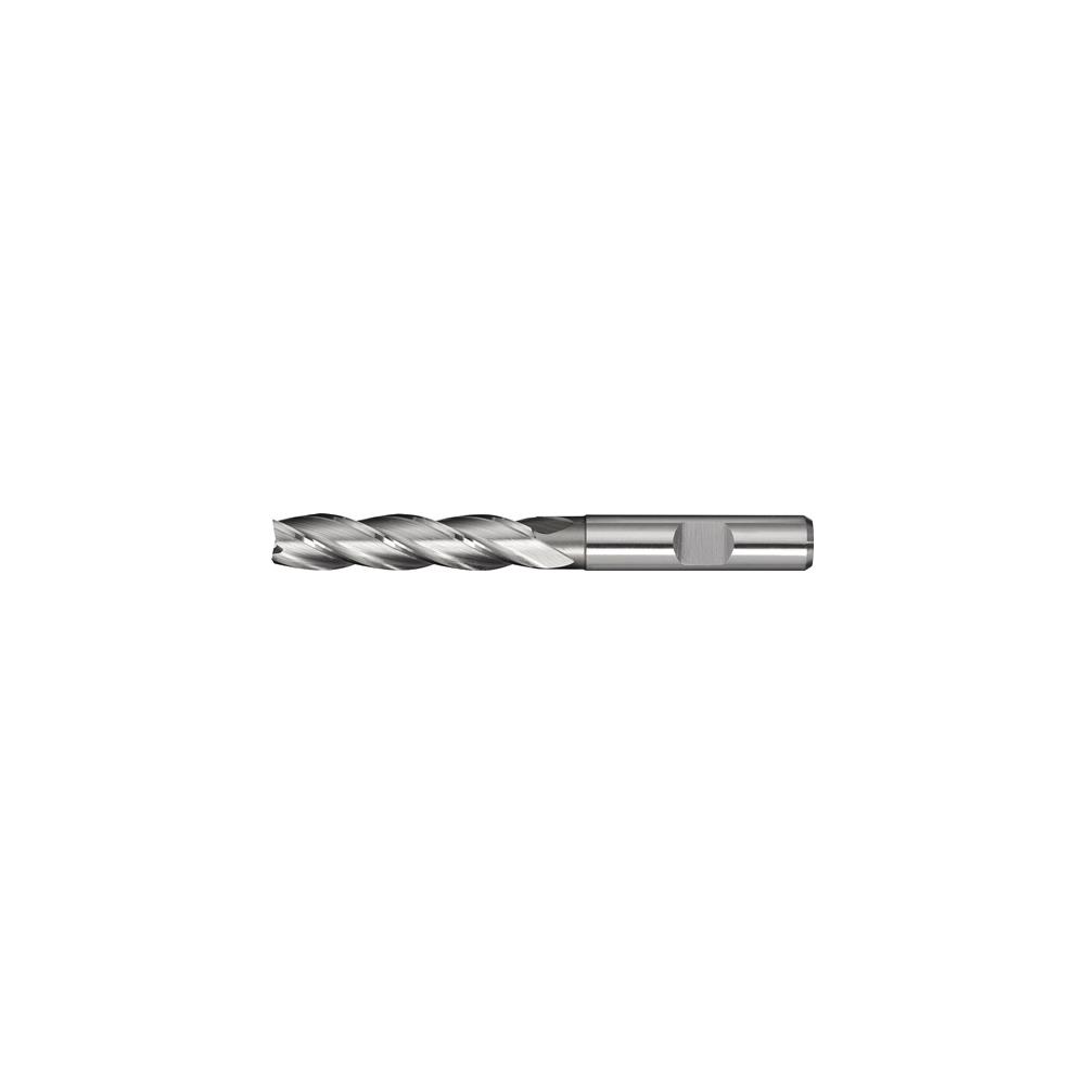 PROMAT End mill DIN 844 type N nominal dm 10 mm insert length 53 mm HSS-Co8 DIN 1835 B no. of cutters 4 long
