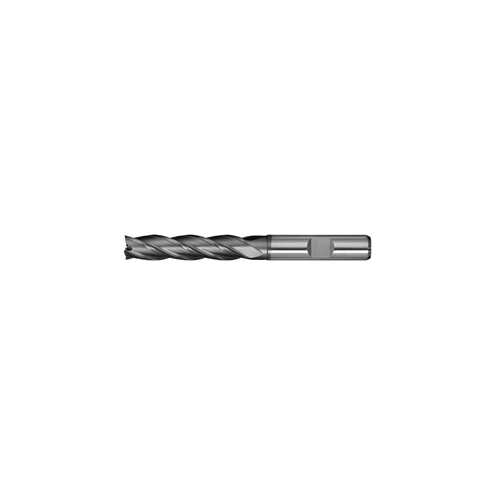 PROMAT End mill DIN 844 type N nominal dm 12 mm insert length 63 mm HSS-Co8 TiCN DIN 1835 B no. of cutters 4 long