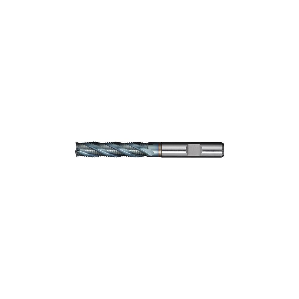 PROMAT End mill DIN 844 type HR nominal dm 12 mm insert length 63 mm HSS-Co5 TiCN DIN 1835 B no. of cutters 4 long