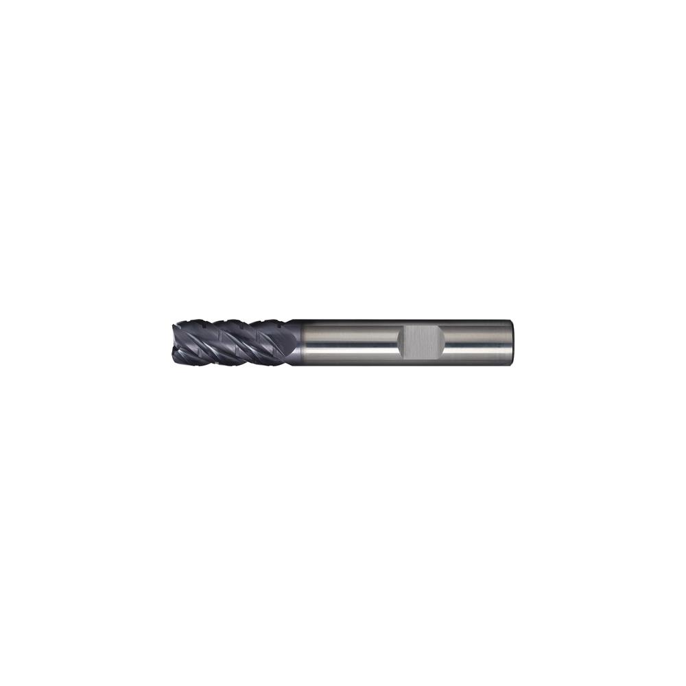 PROMAT End mill DIN 6527 L type NF nominal diameter 6 mm VHM TiAlN 45 deg DIN 6535 HB no. of cutters 4 long