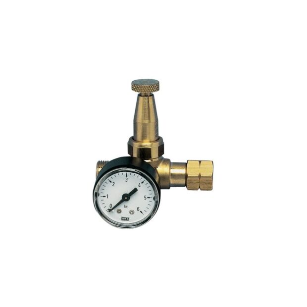 KAYSER Propane regulator Mini with pressure gauge 0.5-4 bar 6 kg/h G 3/8 inch LH