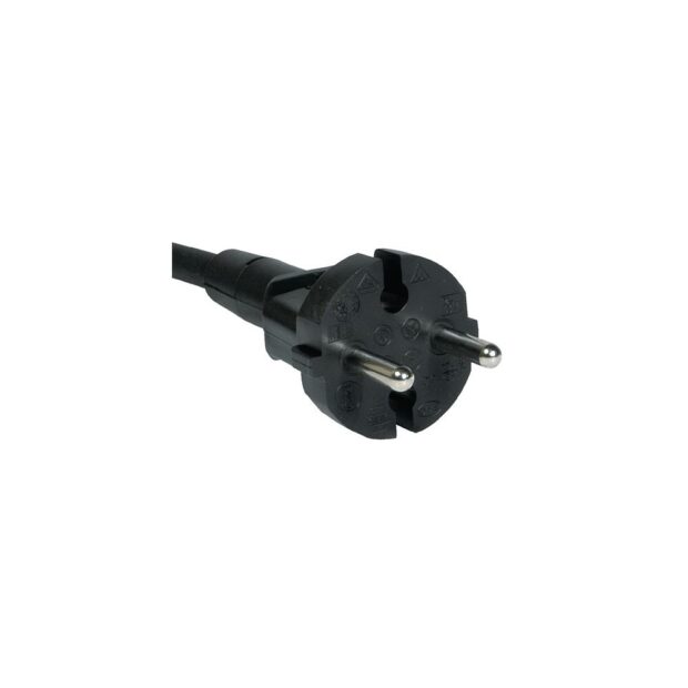 Connection cable  H07RN-F 2 x 1.5 mm² 5 m with contour plug black for indoor/outdoor use - Image 2