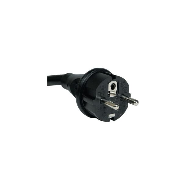 Connection cable  H07RN-F 3 x 1.5 mm² 5 m with central plug black for indoor/outdoor use - Image 2