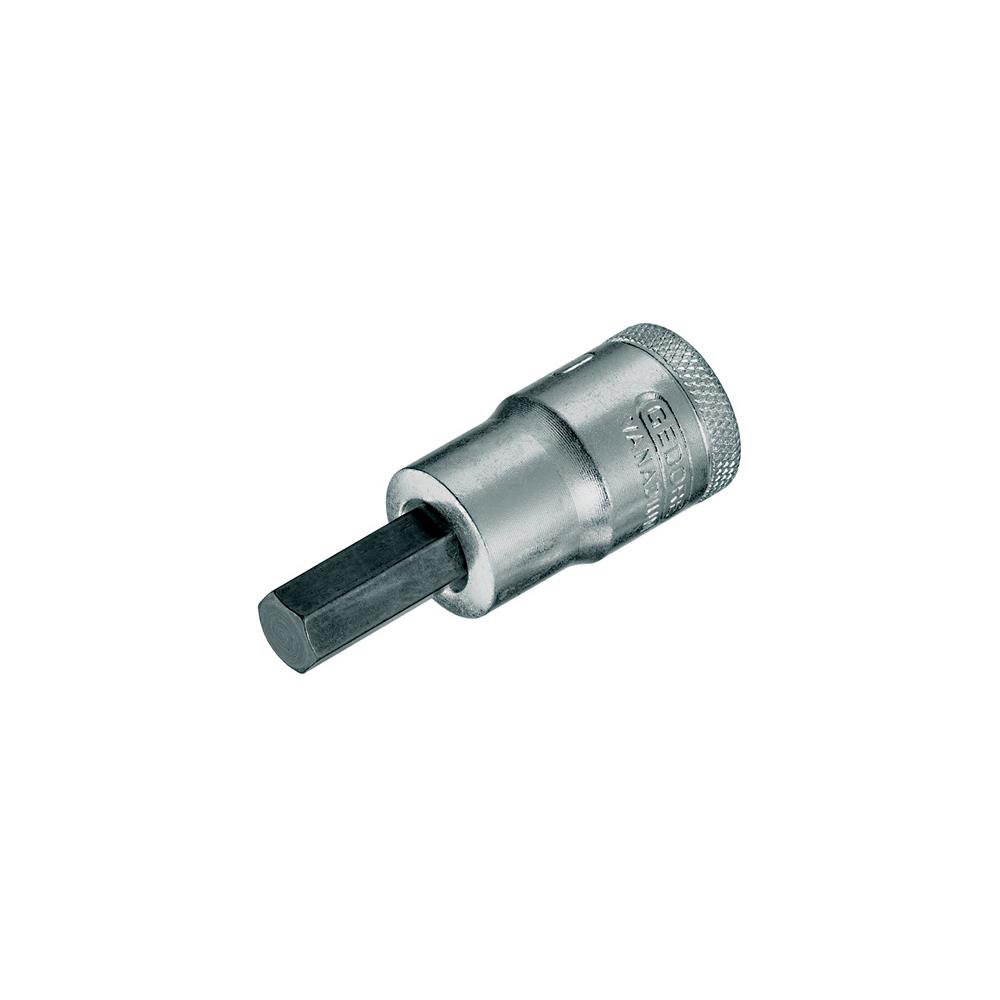 GEDORE Socket bit IN 19 (AF) 1/2 inch hexagon socket AF 9/32inch length 60 mm