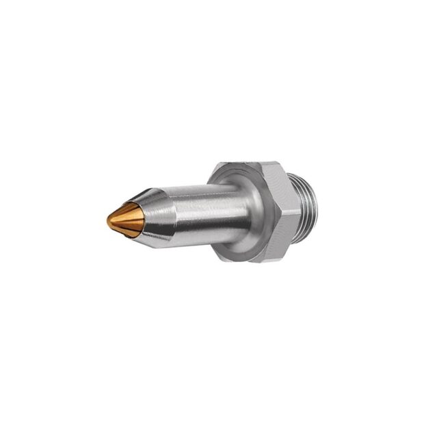 RIEGLER Safety nozzle  external thread nickel-plated brass length 45 mm external diameter 8 mm