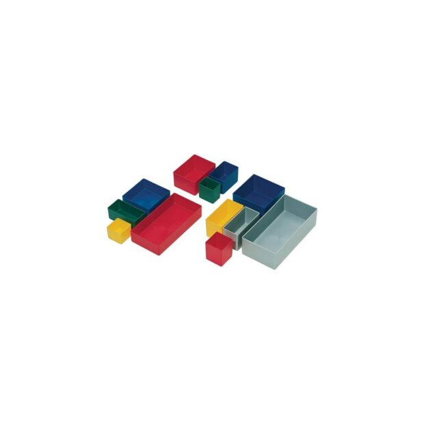 LA-KA-PE Insert box  198 x 99 x 40 mm blue PS for drawers & component boxes