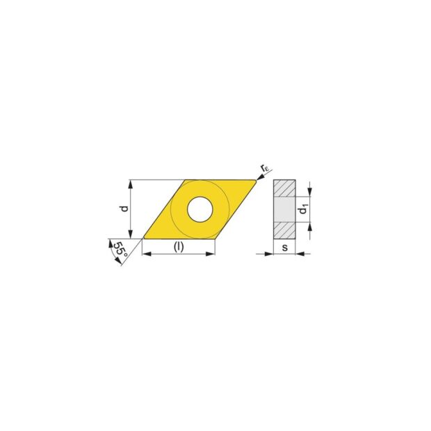 PROMAT Insert  DNMG150604L-HP UNI35 left - Image 3