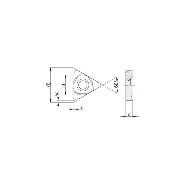 PROMAT Insert  16IR100 ISO PK30 right internal rotation - Image 2