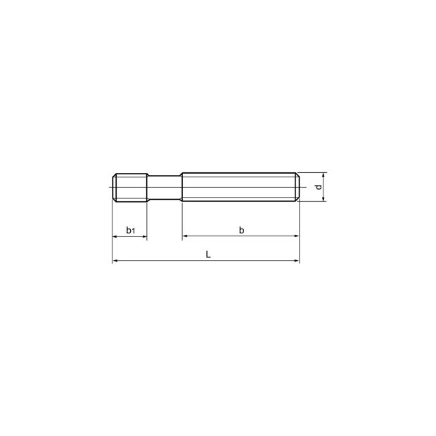 AMF Stud DIN 6379 M10x50 mm tempered to 10.9 - Image 2