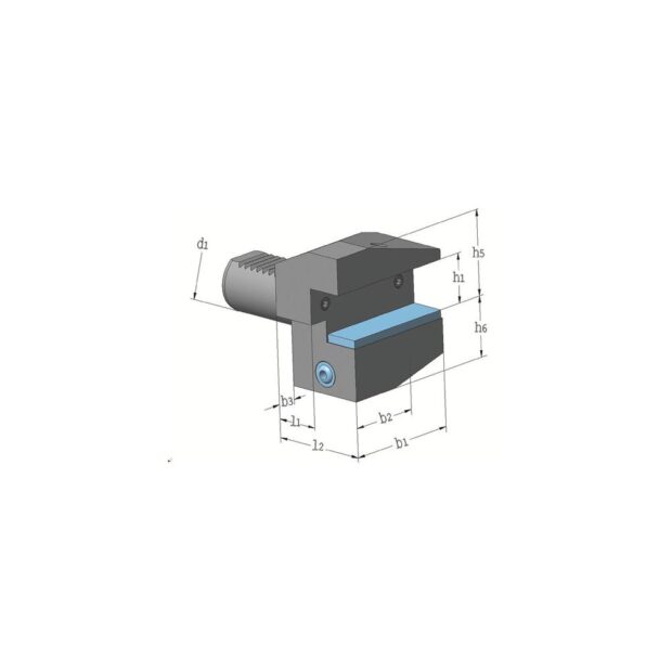 PROMAT Radial tool holder B4 DIN 69880 VDI40 left overhead - Image 7