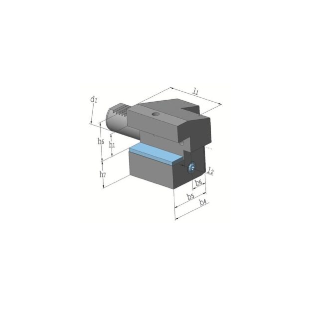 PROMAT Axial tool holder C4 DIN 69880 VDI30 left overhead - Image 6