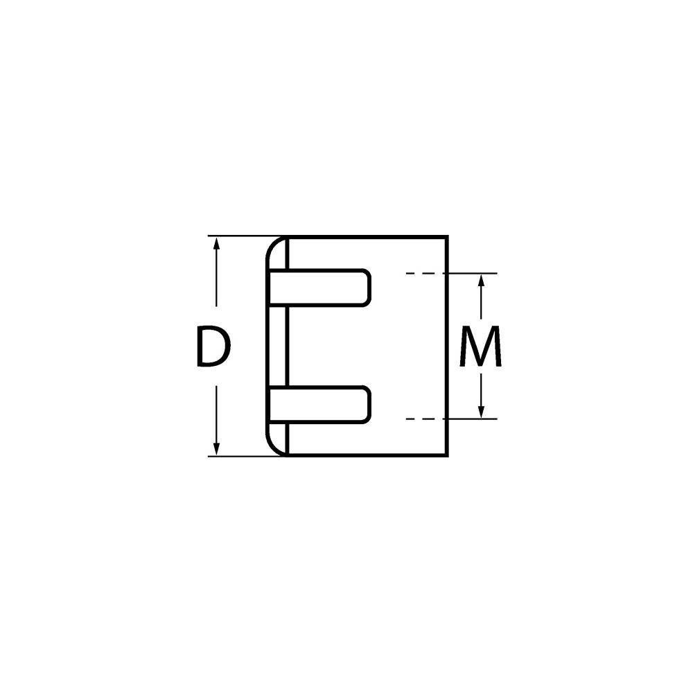 PROMAT Clamping nut DIN6499type ER ER 16 dm 32 mm with eccentric ring suitable for draw-in collet chuck ER - Image 3