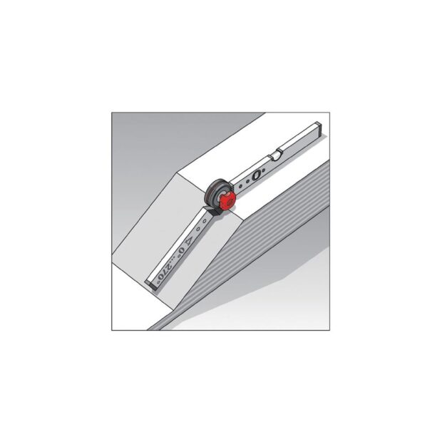 BMI Angle finder WINKELSTAR measuring range 0-270 deg leg length 80 x 60 cm - Image 4