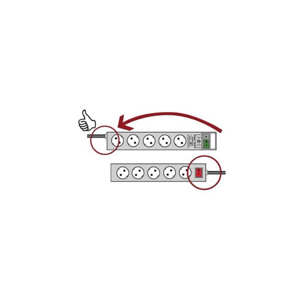 BRENNENSTUHL Multi-way extension socket Super Solid 16 A 230 V sockets 8 2.5 m H05VV-F 3 x 1.5 mm² - Image 9