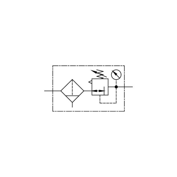 RIEGLER Filter regulator MULTIFIX thread mm 24.66 BG III G 3/4 inch 0.5-10 bar 3500 l/min - Image 2