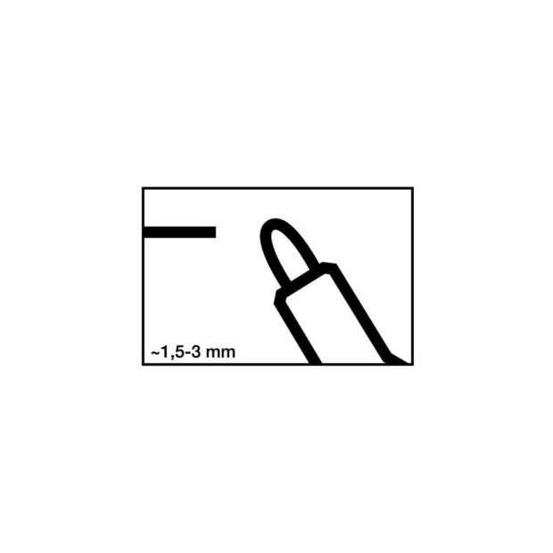 EDDING Whiteboard marker 250 red line width 1.5-3 mm bullet tip