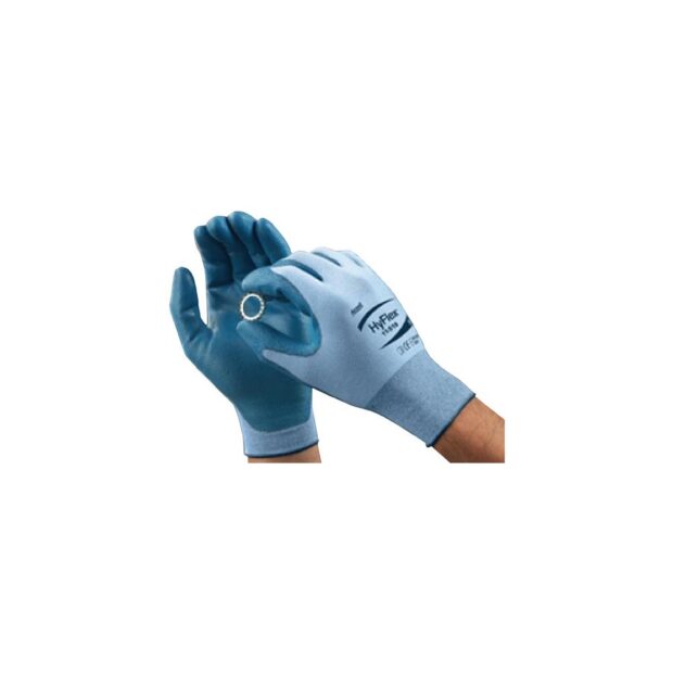 ANSELL Cut-resistant glove HyFlex® 11-518 size 9 blue EN 388 PPE category II spandex/nylon/dyneema - Image 2