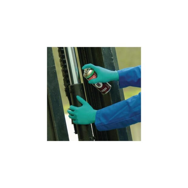 ANSELL Disposable glove TouchNTuff 92-600 size 9 1/2-10 green  EN 374 PPE category III