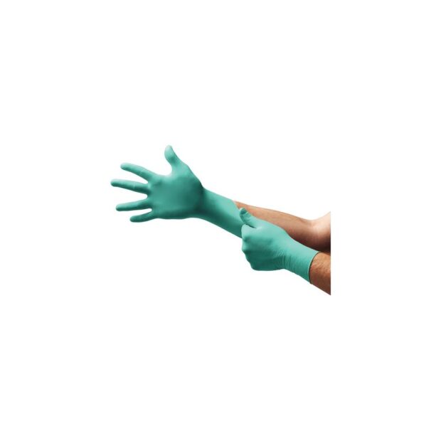 ANSELL Disposable glove Microflex 93-260 size 9.5-10 green/blue neoprene/nitrile EN 388, EN 374 PPE category III - Image 2