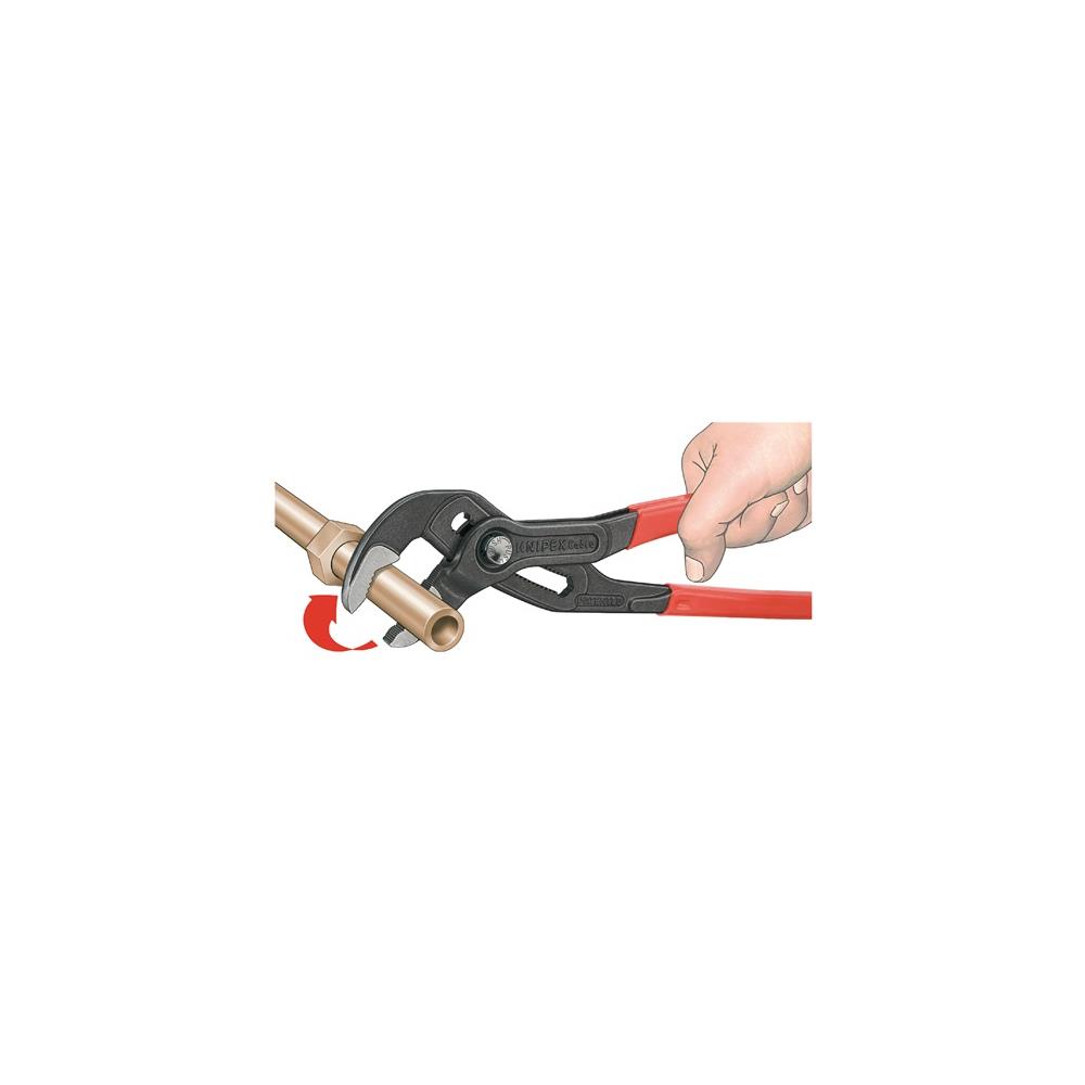 KNIPEX Water pump pliers Cobra® length 300 mm clamping width 60 mm polished plastic-coated Quick Set - Image 4