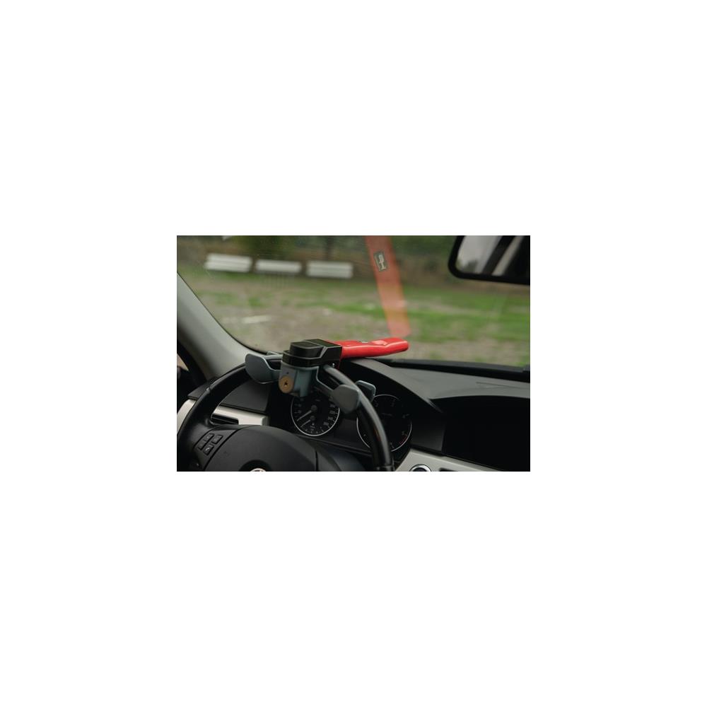 Steering wheel lock Rotary Lock weight 1 kg L480xW110xH85 mm red - Image 2