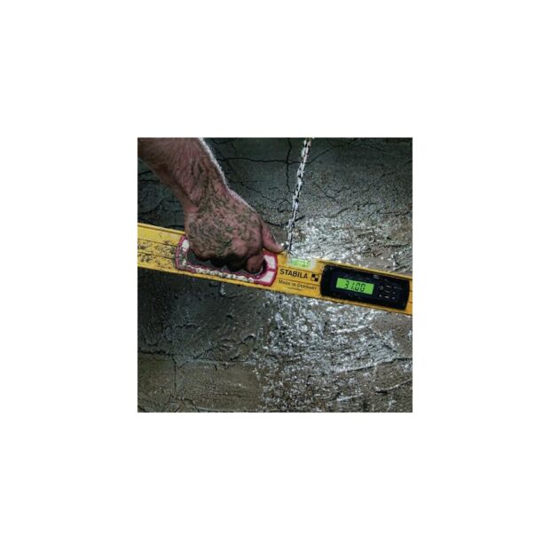 STABILA Spirit level TECH 196 electronic 122 cm yellow aluminium +/- 0.5 mm/m with handle - Image 3