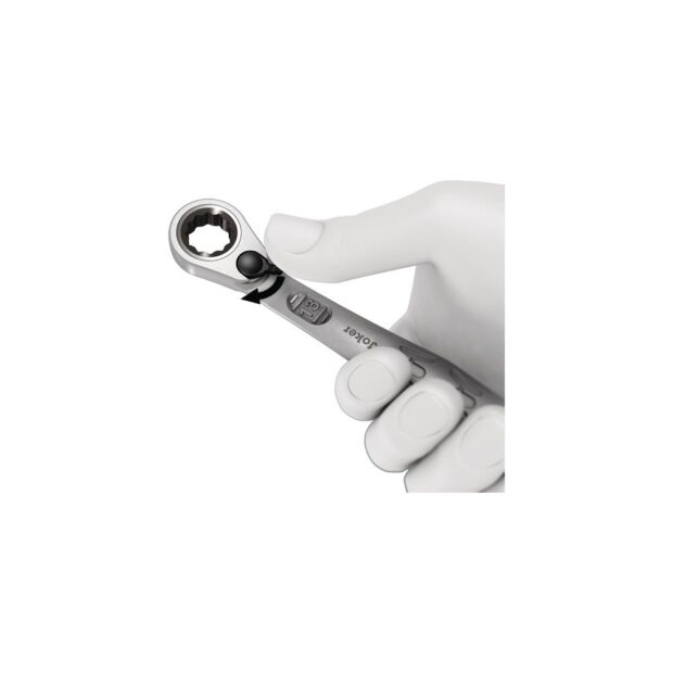 WERA Open-end ring ratchet spanner Joker width across flats 13 mm length 179 mm straight - Image 6