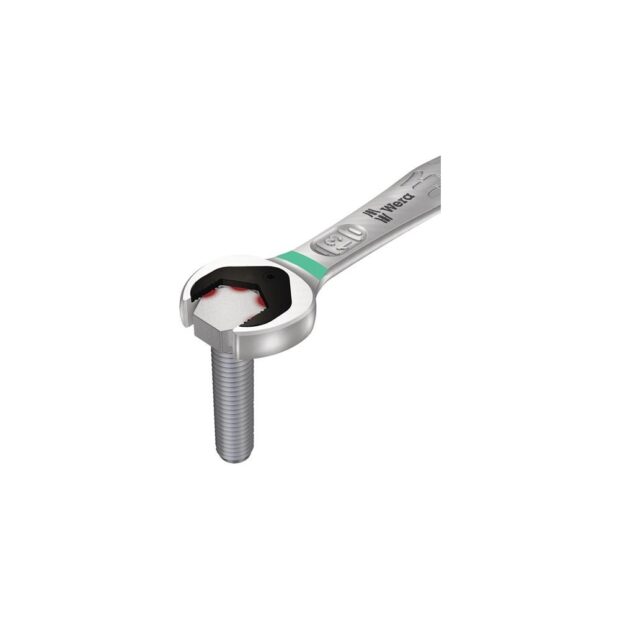 WERA Open-end ring ratchet spanner Joker width across flats 13 mm length 179 mm straight - Image 2