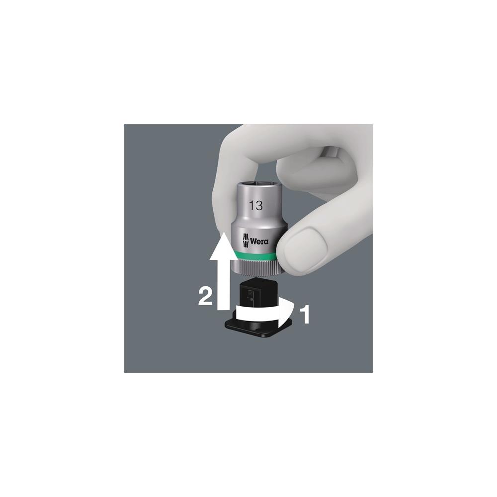 WERA Socket bit 8767 C HF TORX® 1/2 inch T45 length 140 mm - Image 3